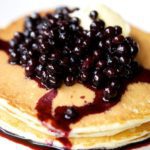 huckleberry pancakes are a common breakfast choice on multi-day llama treks